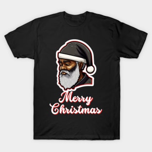 Black Santa, African American Santa T-Shirt